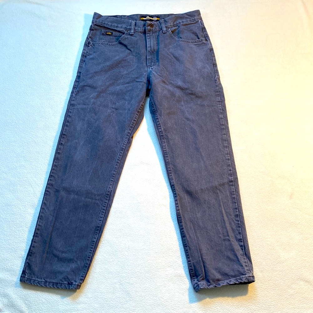 Lee regular fit straight leg jeans. Men’s 34×30.